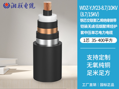 銅芯交聯(lián)聚乙烯絕緣鋼帶鎧裝無(wú)鹵低煙聚烯烴護(hù)套中壓?jiǎn)涡倦娏﹄娎| 銅芯交聯(lián)聚乙烯絕緣鋼帶鎧裝無(wú)鹵低煙聚烯烴護(hù)套中壓?jiǎn)涡倦娏﹄娎|