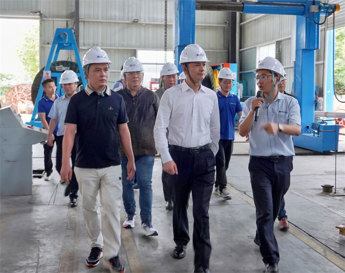 瀏陽市委副書記、市長王雄文蒞臨湘聯電纜調研指導！